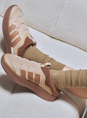 Adidas/阿迪达斯男鞋女鞋正品新款舒适运动休闲穆勒鞋棉鞋JR0063