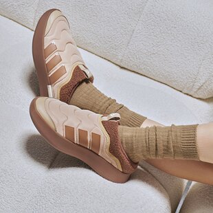 Adidas/阿迪达斯男鞋女鞋正品新款舒适运动休闲穆勒鞋棉鞋JR0063