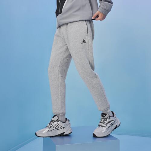 Adidas/阿迪达斯正品男女加绒保暖束脚锥形运动休闲九分裤IB2727