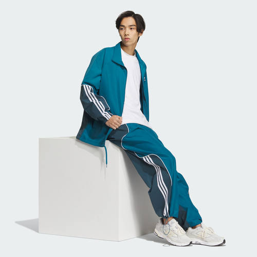 Adidas/阿迪达斯3S TRACK JACKET 梭织运动宽松夹克外套JE3492