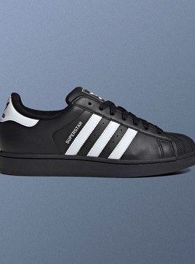 Adidas阿迪达斯三叶草Superstar男女鞋板鞋黑白休闲贝壳头JI0079