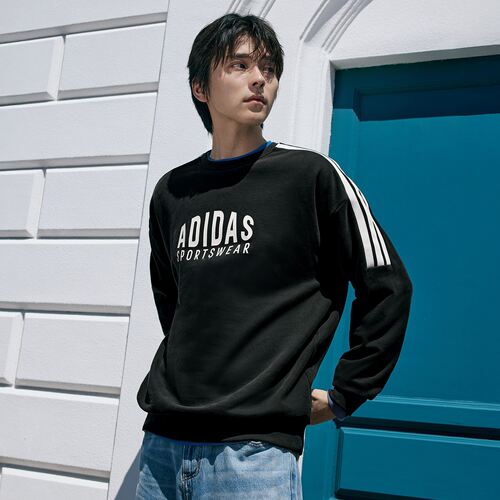 Adidas阿迪达斯正品男女运动休闲长袖卫衣套头衫KF5210 KF5211