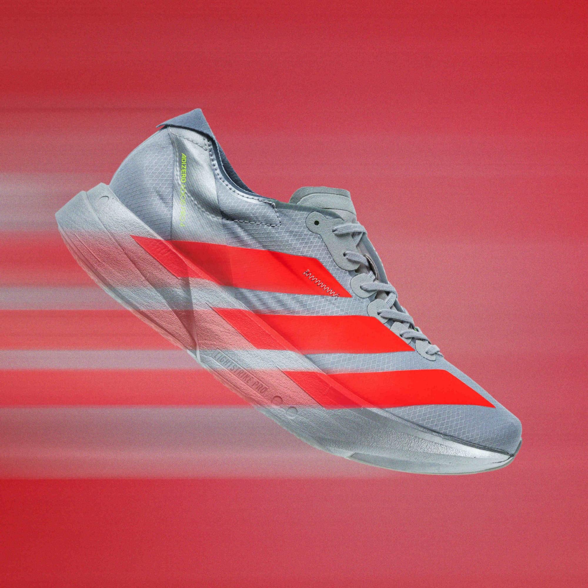 Adidas阿迪达斯男子超轻舒适缓震专业竞速碳柱跑鞋JR6372