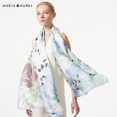 MARJAKURKI玛丽亚古琦时尚 真丝丝巾女夏季 高级感礼盒围巾披肩外搭