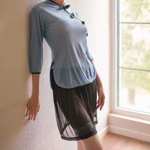 你是我的 性感睡衣透 火辣情趣夜总会女装方便做黑寡妇猫妖精喵