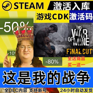 Steam正版 这是我的战争 全球区激活码CDKEY 全DLC 现货秒发