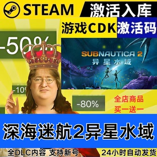 Steam正版 深海迷航2异星水域 全球区激活码CDKEY 全DLC 现货秒发