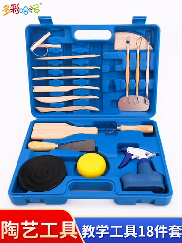 Глина, комплект, скребок, обучение, 18 шт
