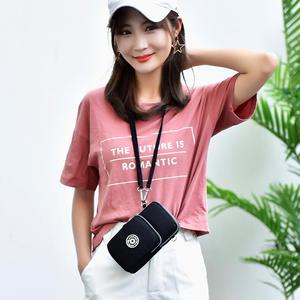 新款2020韩版手机包女斜挎手腕零钱包挂脖手机袋夏天迷你小包包竖