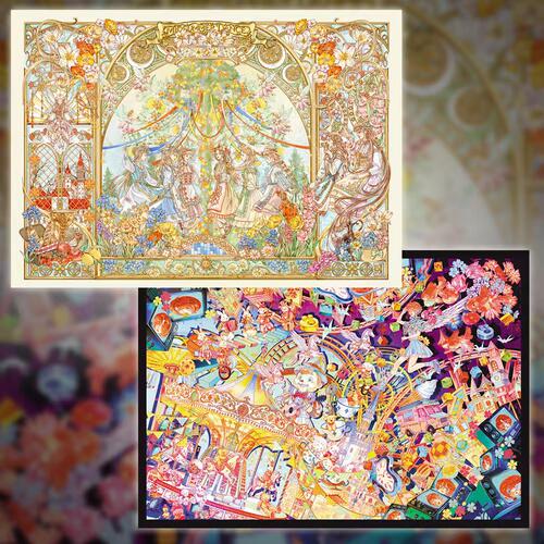 沐瑶 · 李富贵贝壳光 众神之宴 彩墟 造景贴纸微缩场景贴画23.0