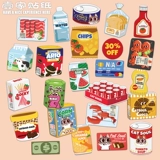 Мультяшная глянцевая наклейка, чемодан, водонепроницаемый ноутбук, наклейки