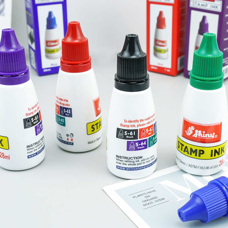 公章印油红色三胜新力快干台湾