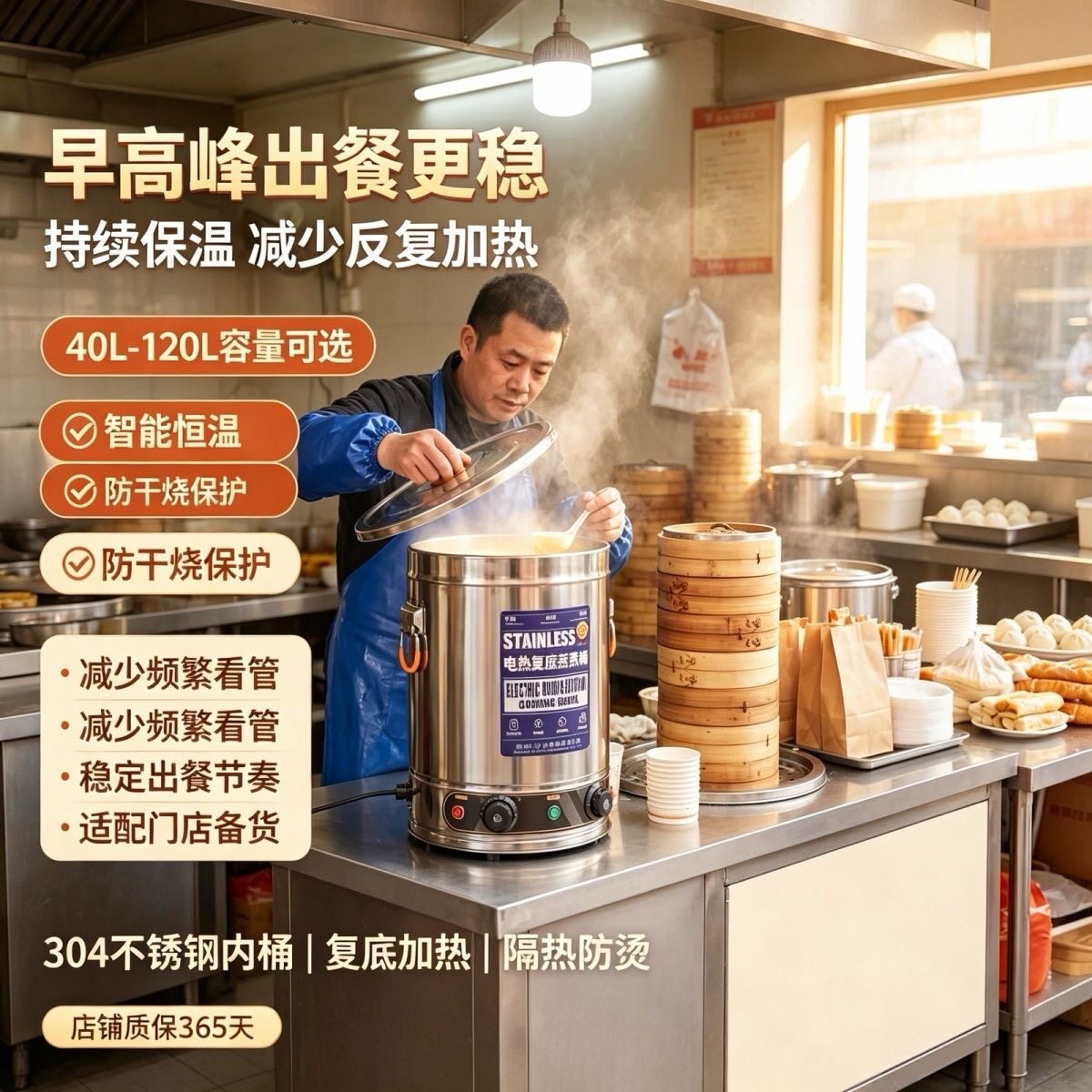 304不锈钢汤锅家用煲汤锅煮面锅燃气灶电磁炉专用一体成型煮汤锅