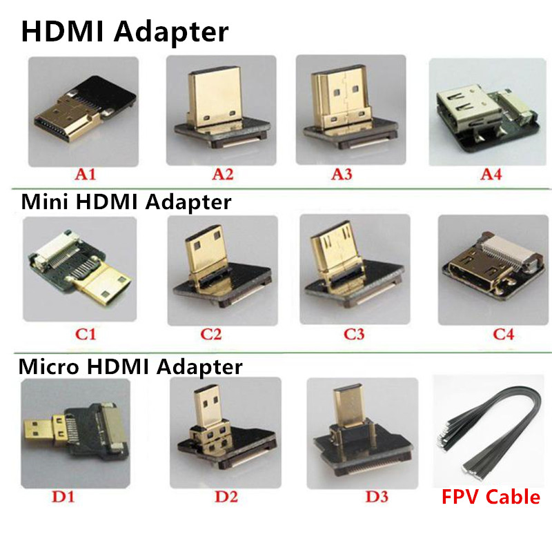 航拍无人机FPV 高清 HDMI Micro Mini 视频 采集软排线 FPC 线