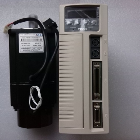 议价原装台湾东元伺服电机750W JSMA-LC08ABK01+驱动器JSDA-20A套