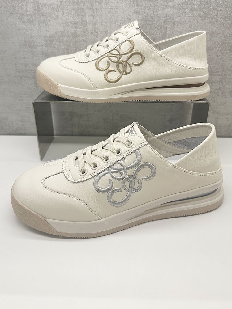 comely康莉女鞋2024春款 平底系带休闲板鞋潮百搭阿甘鞋kbh41160