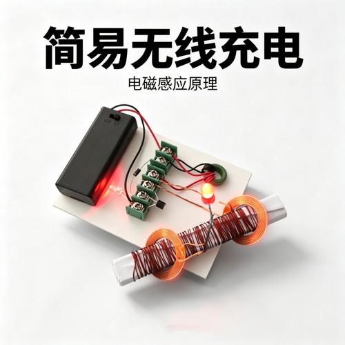 无线充电模型电磁感应物理教具