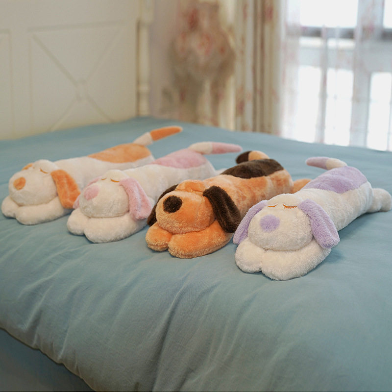 日本品质可爱小狗玩偶抱枕女孩睡觉趴趴狗毛绒玩具公仔小号布娃娃