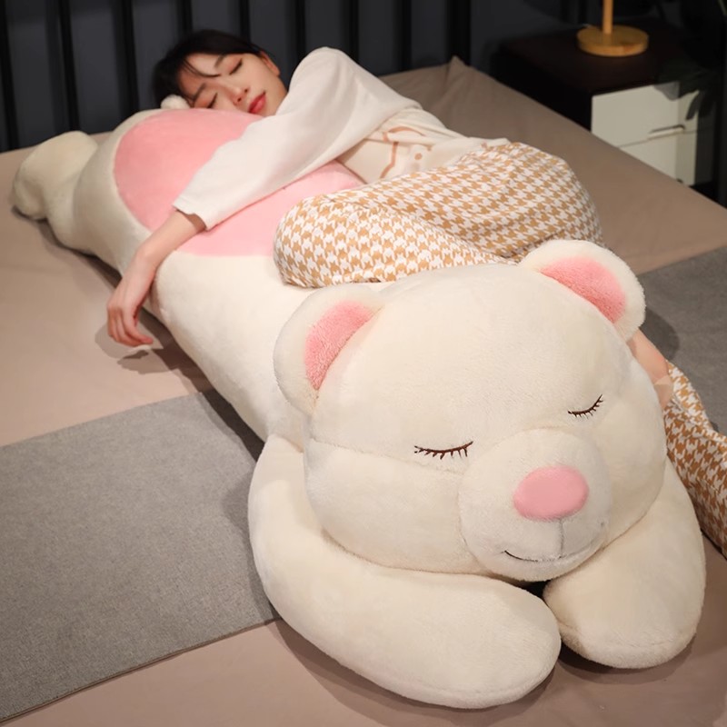 日本品质趴趴熊公仔抱枕男女孩睡觉布娃娃大熊熊玩偶可爱毛绒玩具