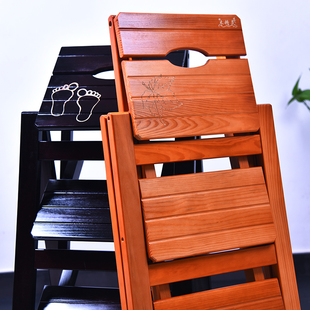 实木家用折叠梯二三四步梯子凳多功能椅凳创意花架室内登高台阶