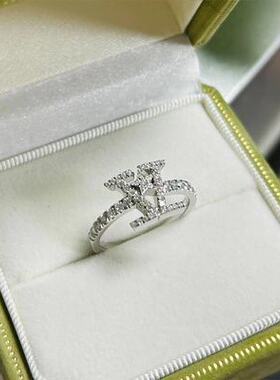 行星戒指张杰粉丝专拍男女戒字母轻奢设计时尚个性指环送礼物