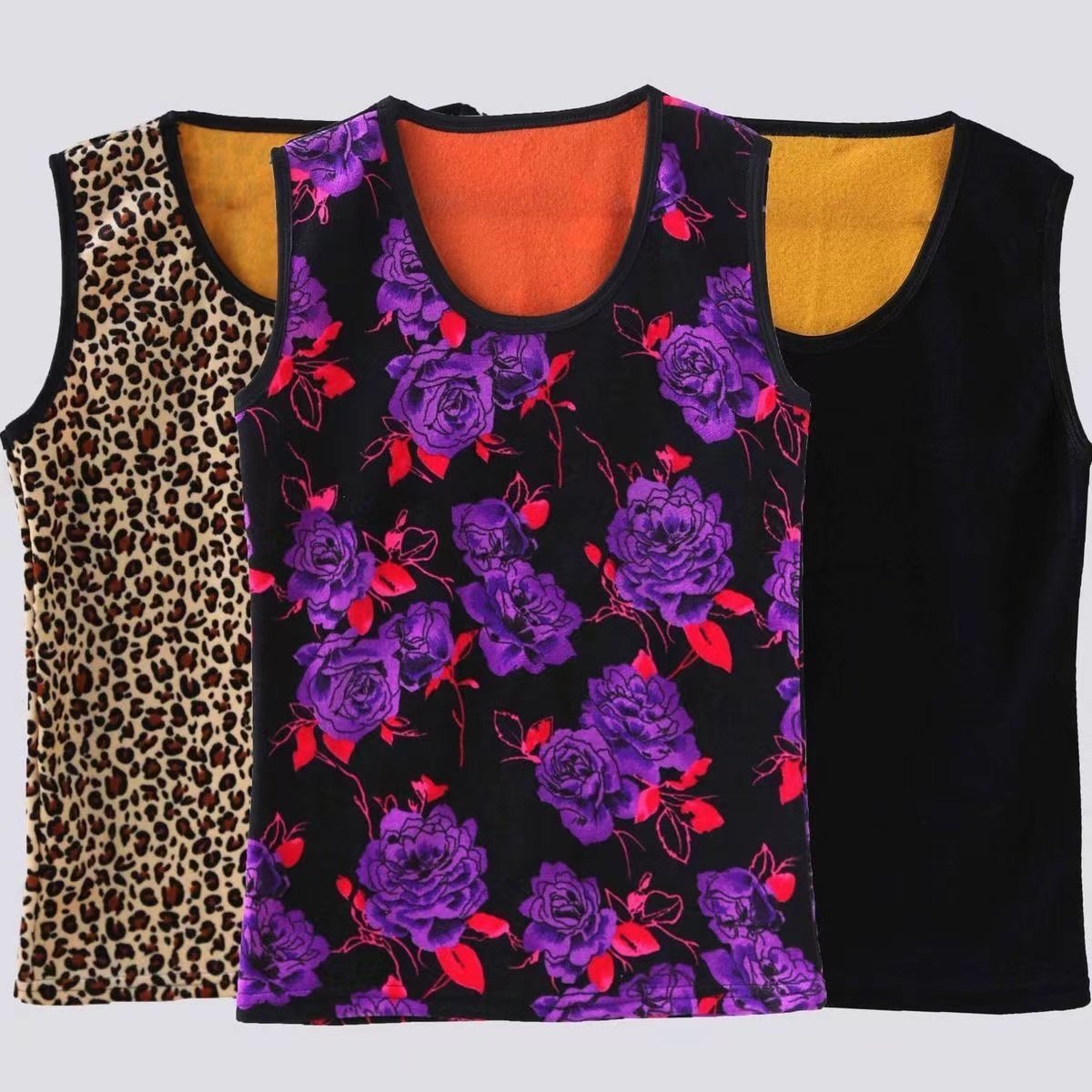 冬季中年妇女加绒背心外穿妈妈保暖内衣睡衣阿姨无袖马甲套头女装,女装/女士精品,背心吊带,淘宝优惠券,粉丝福利购,淘宝优惠卷