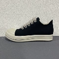 Black Canvas Low-Top with Chunky Straps