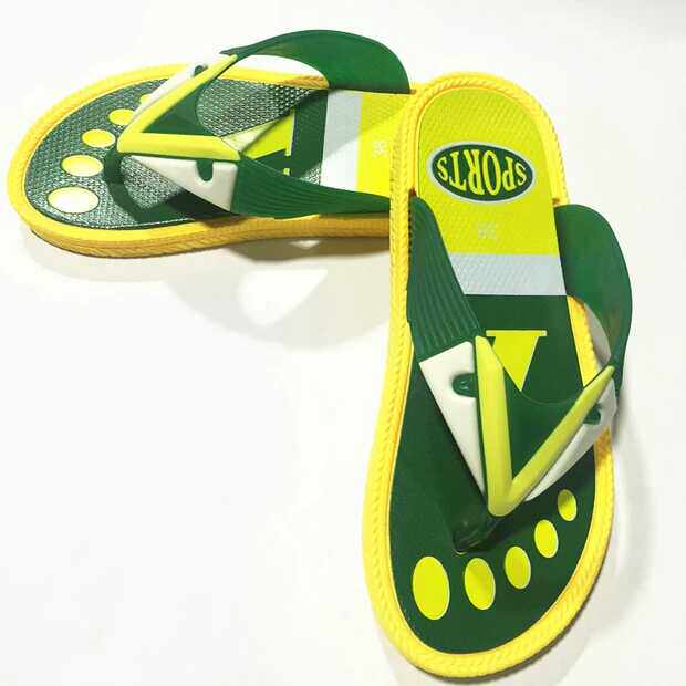 Pantoufles enfants en Cuir spatial - Ref 987134 Image 4