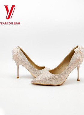 意尔康新款设计秋季不累跟脚舒适5552GA11815U女鞋细高感单鞋2025