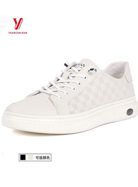 意尔康男鞋2024新款秋冬透气百搭舒适休闲板鞋小白鞋S121AA51411U