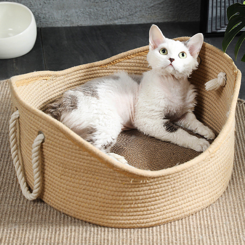 藤编猫窝夏幼猫安全感摇篮床四季通用超大号猫别墅网红夏天猫凉窝,宠物/宠物食品及用品,猫窝/屋/帐篷/沙发,淘宝优惠券,粉丝福利购,淘宝优惠卷