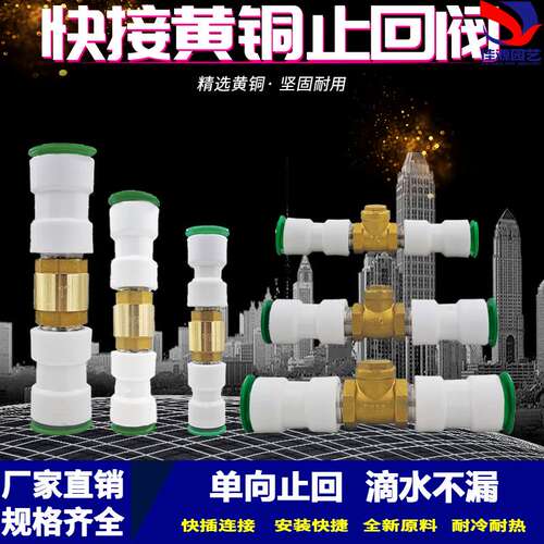止回阀ppr快接止回阀20快装快接