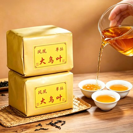 凤凰单丛茶【大乌叶】潮州凤凰单枞春茶乌龙茶
