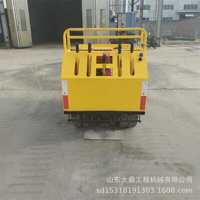 手扶式小型履带运输车拉杆式手扶履带运输车灵活方便车速6km/h