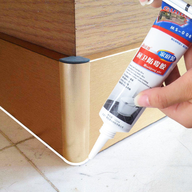 厨房卫生间墙面地板瓷砖美缝剂填缝替代玻璃胶清洁剂墙体防水防霉