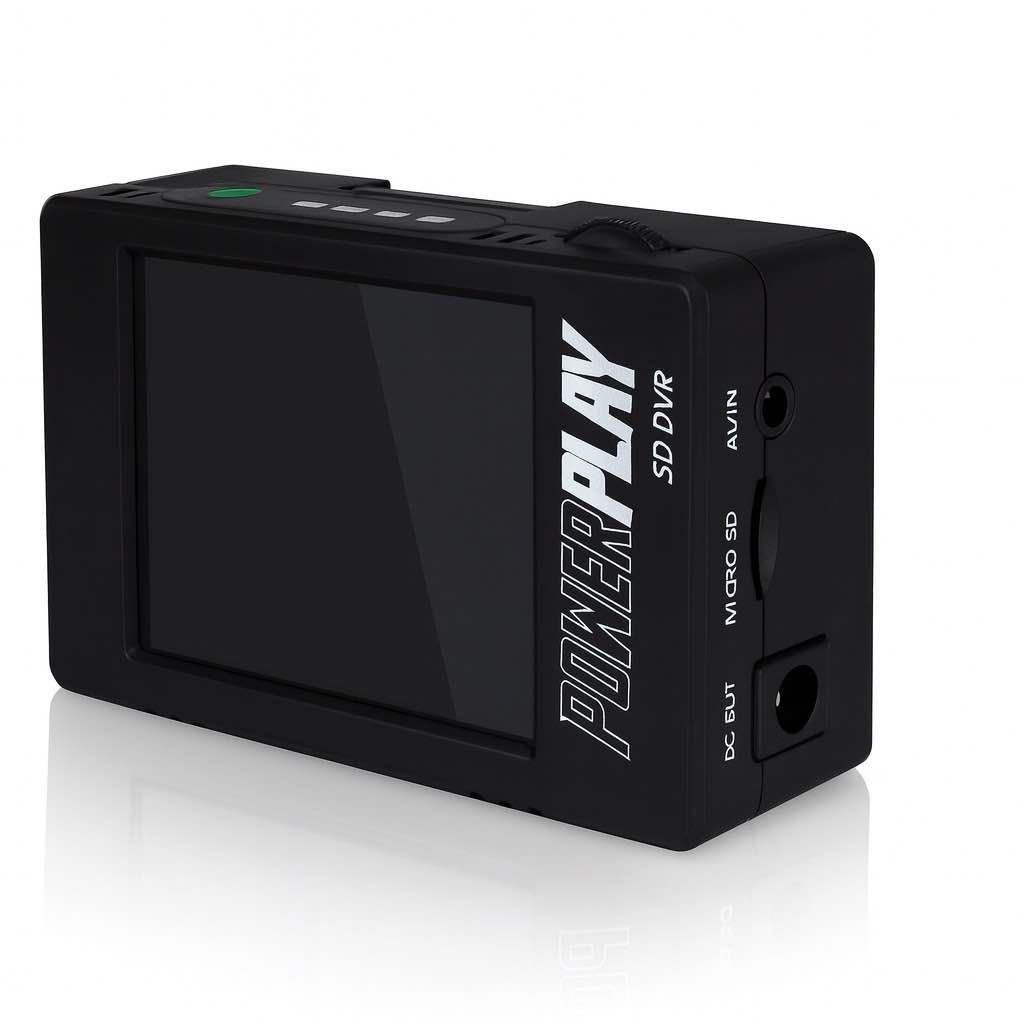 Powerplay FPV显示器带SD卡槽 DV AV DVR录播盒子