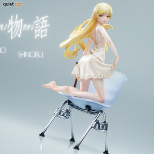 【蚊子模玩】代购定金 伤物语 忍野忍 12岁 Quiet Art 手办女雕像