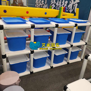 幼儿园儿童教具玩具收纳架早教园建构室积木整理柜收拾柜可定制