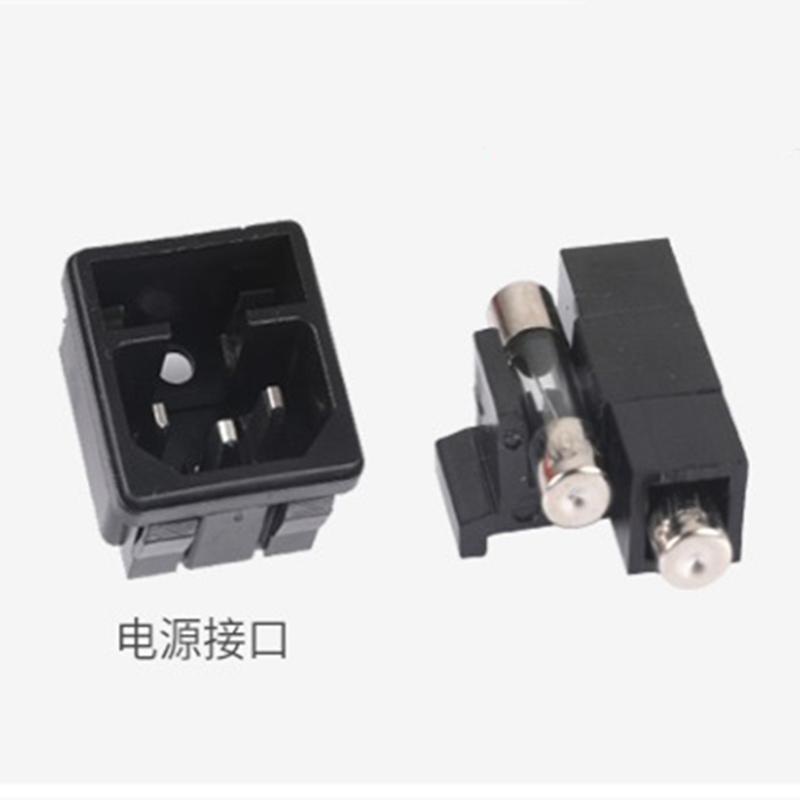 AC电源插座 品字插座 电源插口 三孔电源插座配件