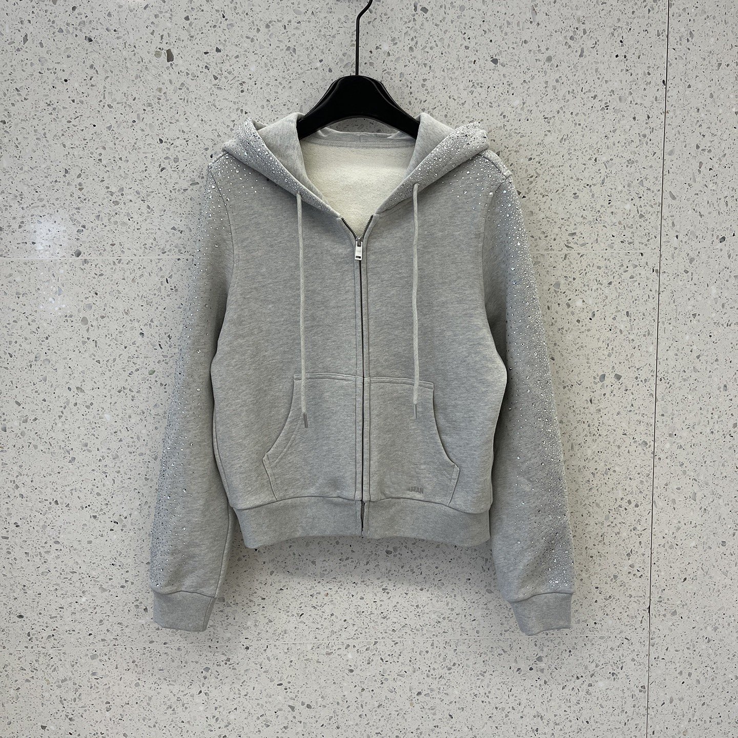 简约运动风闪钻烫钻连帽拉链卫衣女加绒休闲外套显瘦上衣,女装/女士精品,卫衣/绒衫,淘宝优惠券,粉丝福利购,淘宝优惠卷