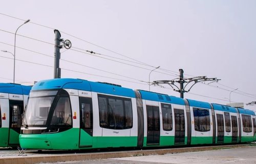 匹格n比例北京亦庄有轨电车模型