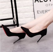 中跟7 5厘米高跟鞋 女2026春秋新款 8cm少女礼仪气质单细跟百搭职业