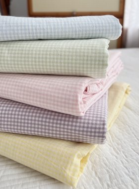 全棉纯棉水洗棉布料床单