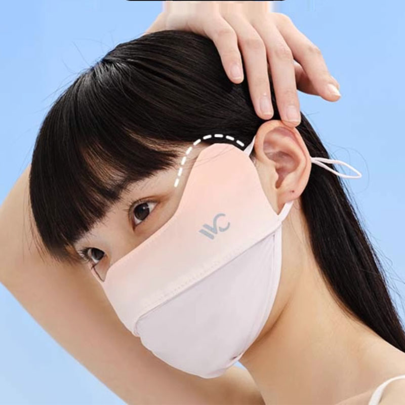 VVC品牌骑车面纱防晒口罩护眼角