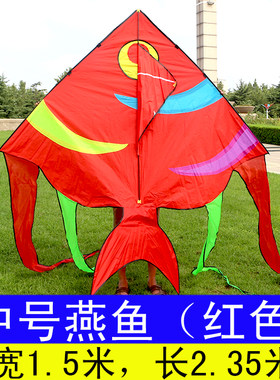 长尾黑红紫燕线轮包邮彩虹风筝