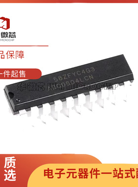 ADC0804 ADC0804LCN 8位CMOS逐次比较型A/D转换器 直插DIP20 原装