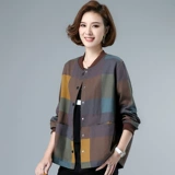 Осенний тонкий плащ для матери, большой размер, для среднего возраста, в западном стиле, коллекция 2021