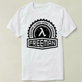 Shirt成人男女男女T恤DIY定制圆领 Tee Life2半条命3 Half