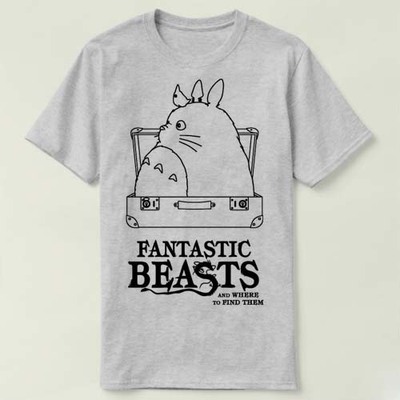 Ghibli Totoro Fantastic Beasts吉卜力 宫崎骏 龙猫 T-Shirt T恤