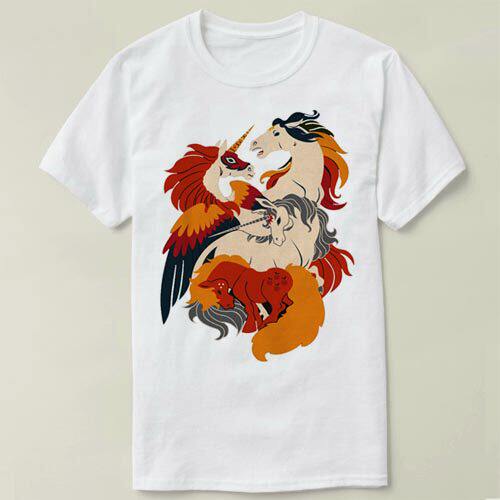 Four Horses of the Nostalgialypse 定制 DIY  T-Shirt T恤 衣服